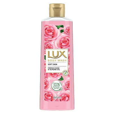 Picture of Lux Body Wash Soft Rose 245ml French Rose & Almond Liquid Body wash | Bangladesh