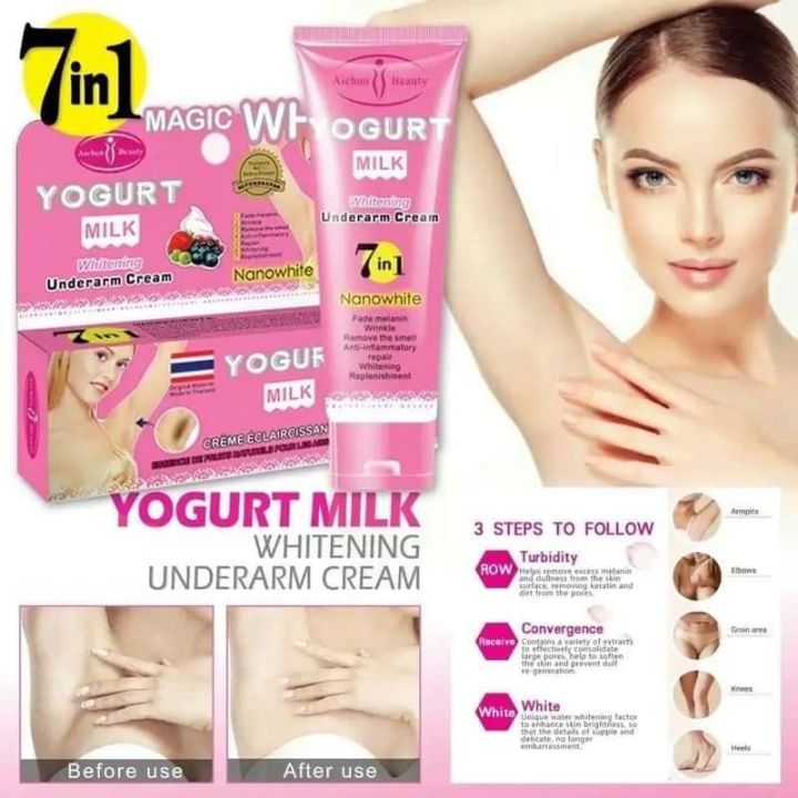 Picture of Aichun Beauty Magic White 7In1 Yogurt and Milk Under Arm Cream 80g
