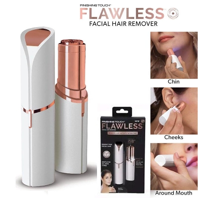 Picture of Flawless Skin Women Painless Hair Remover Face Facial Finishing Touch Epilator - Trimmer