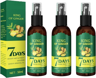 Picture of EELHOE King of Ginger 7 Days Ginger Hair Nutrient Solution Ginger Germinal Oil - 50ml