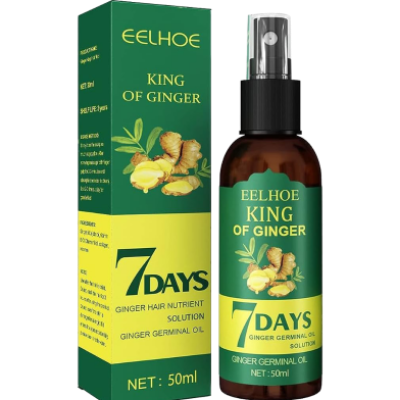 Picture of EELHOE King of Ginger 7 Days Ginger Hair Nutrient Solution Ginger Germinal Oil - 50ml
