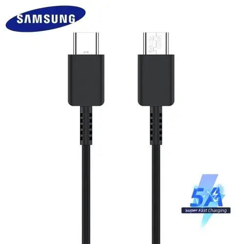 Picture of Exceptional Quality - SAMSUNG Type C to Type C fast Charging USB Cable- Black - Break Trend - Sleek Usage Black