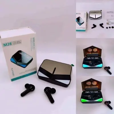 Picture of M28 TWS Bluetooth Earphones Wireless Headphones - Bluetooth Headphone Multicolor