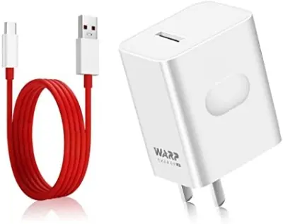 Picture of Oneplus 45W WARP Charger WIth 1m Type-C Cable White