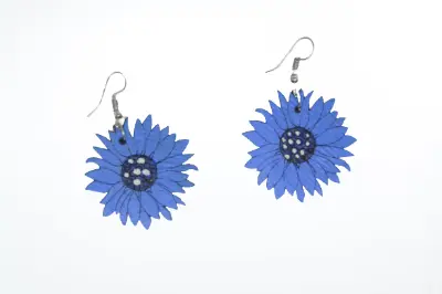 Picture of 1 Pair Hand Painting Wooden Earring Set Multicolor For Girls/Women 