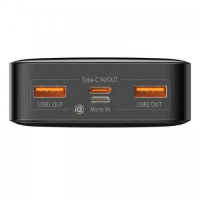 Picture of Baseus Bipow Digital Display 15W 20000mAh Power Bank Black