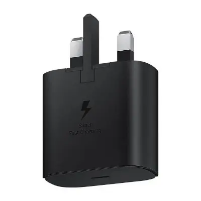 Picture of High-Performance - Samsung USB-C 25W PD Adapter (3 PIN)-EU version - Must Have - Easy to Use - Effortless Usage Black