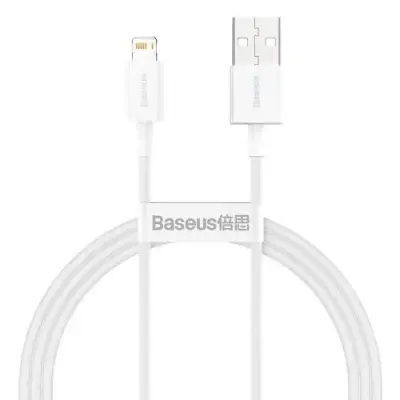 Picture of Baseus Superior Series Fast Charging USB to iP 2.4A Data Cable White