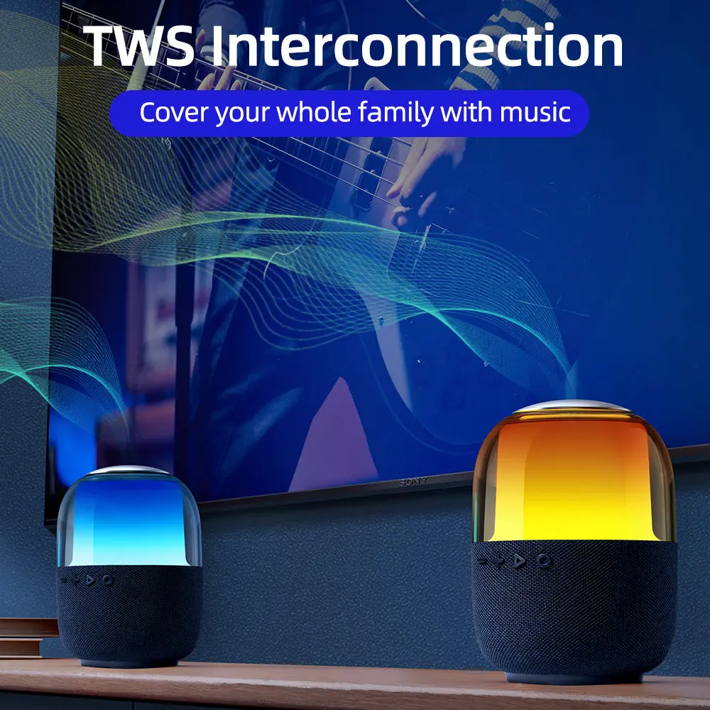 Picture of Joyroom JR-ML05 RGB Wireless Speaker Apricot