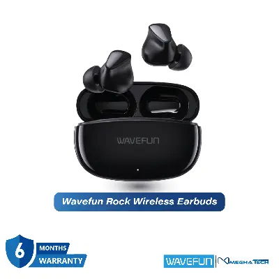 Picture of Wavefun Rock Wireless Earbuds Black