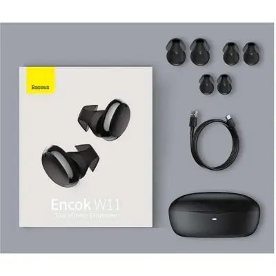 Picture of Baseus Encok W11 True Wireless Earphones Black