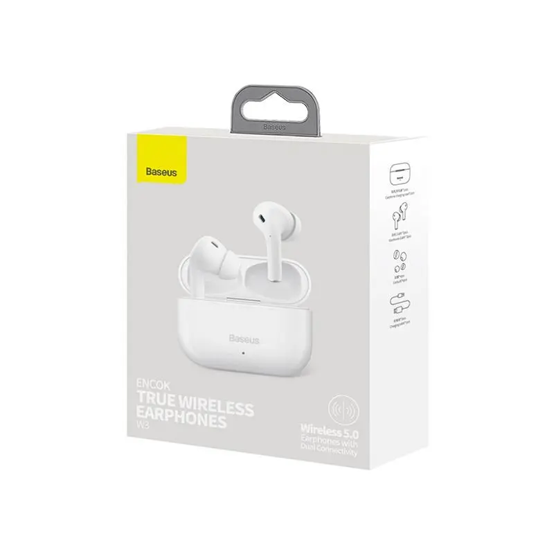 Picture of Baseus Encok True Wireless Earphones W3 White