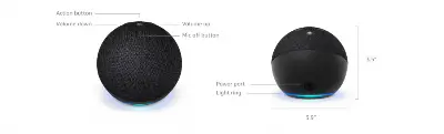 Picture of Echo Dot 5Th Gen Smart Speaker With Bigger Sound - Motion Detection - Temperature Sensor And Alexa - Blue 