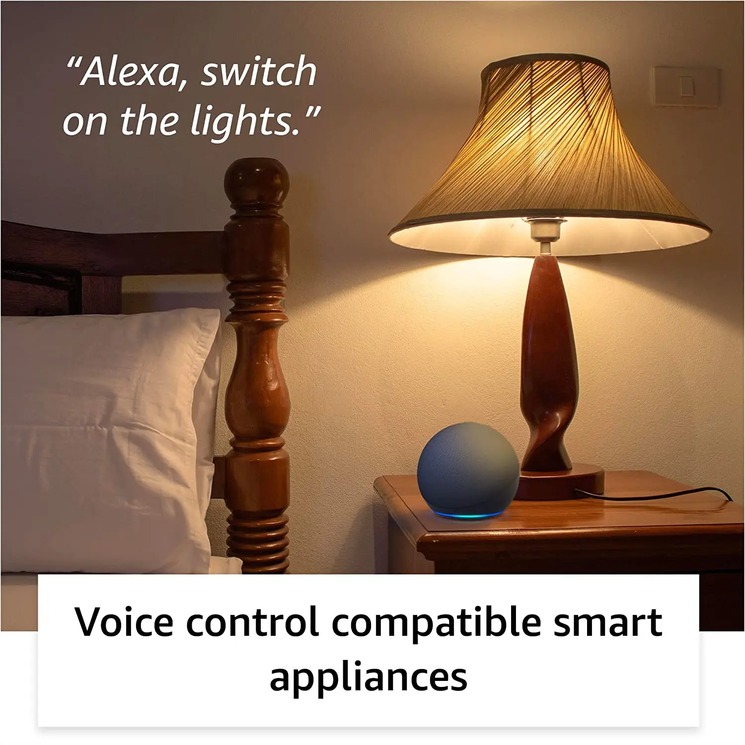 Picture of Echo Dot 5Th Gen Smart Speaker With Bigger Sound - Motion Detection - Temperature Sensor And Alexa - Blue 