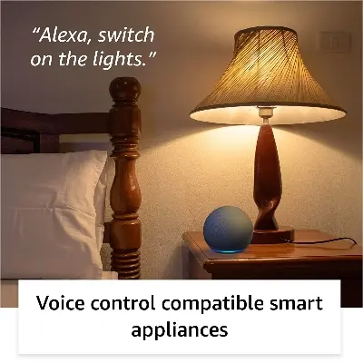 Picture of Echo Dot 5Th Gen Smart Speaker With Bigger Sound - Motion Detection - Temperature Sensor And Alexa - Blue 