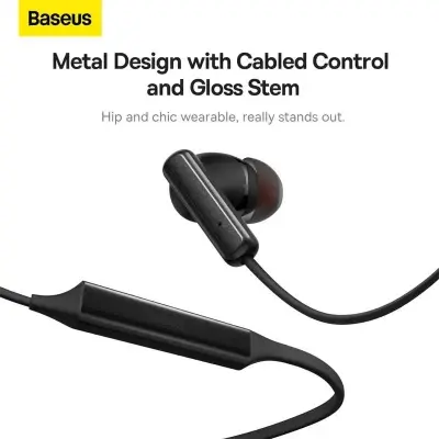 Picture of Baseus Bowie U2 Pro Neckband Noise-Cancellation Wireless Earphones Black