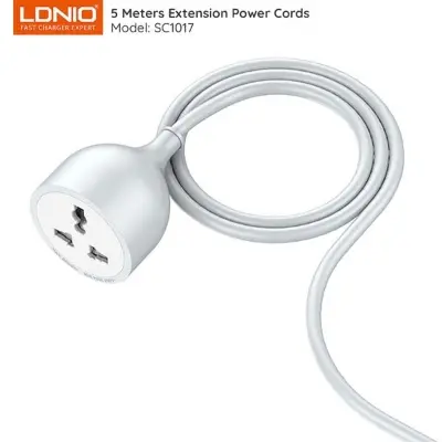 Picture of Ldnio (SC1017) 5M Extension Power Cord with Universal Socket 