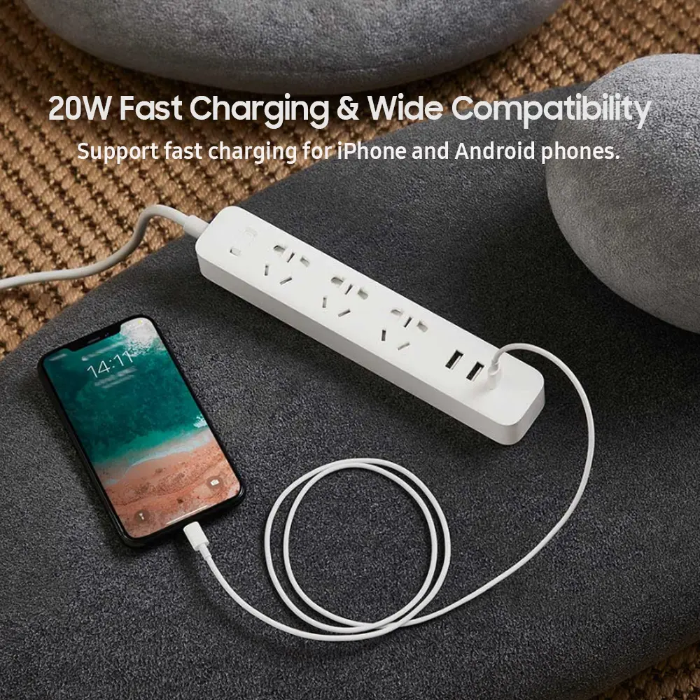 Picture of Xiaomi Mi 2A1C XMCXB05QM 20W Fast Charging Power Strip White