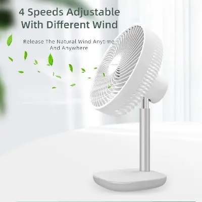 Picture of Awei F23 Mini Portable USB Rechargeable Desk Fan Black
