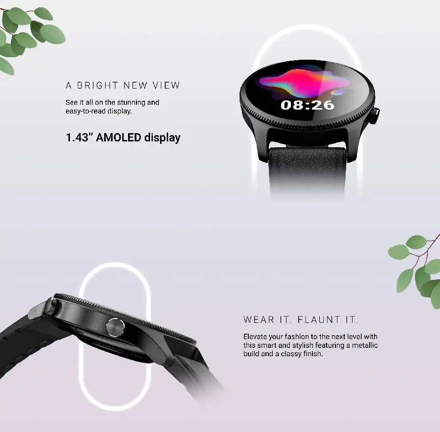 Picture of Noise NoiseFit Halo Calling Smartwatch With 1.43" Amoled Display 