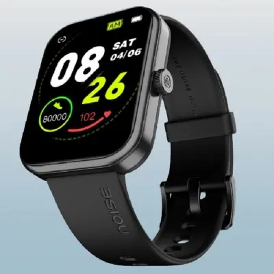 Picture of Exceptional Quality - Noz Colorfit Pulse 2 Max Calling Smartwatch-Jet Black - Break Trend - Easy to Use Black
