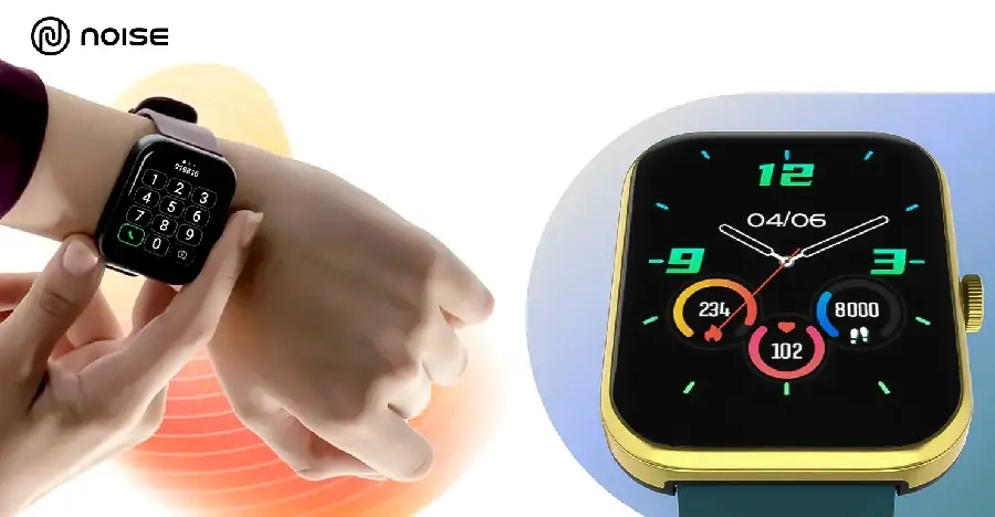 Picture of Exceptional Quality - Noz Colorfit Pulse 2 Max Calling Smartwatch-Jet Black - Break Trend - Easy to Use Black