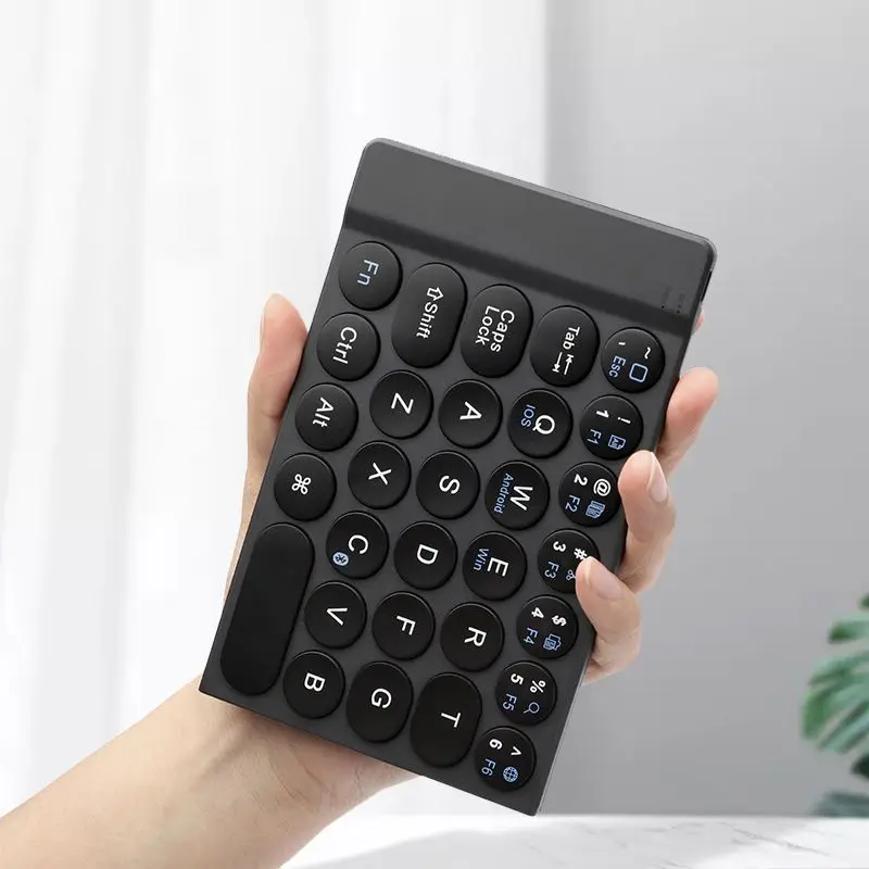 Picture of WiWU Fold Mini Keyboard Foldable Wireless Rechargeable Keyboard Black