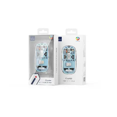 Picture of WIWU Crystal Transparent Wireless Mouse 2.4G 