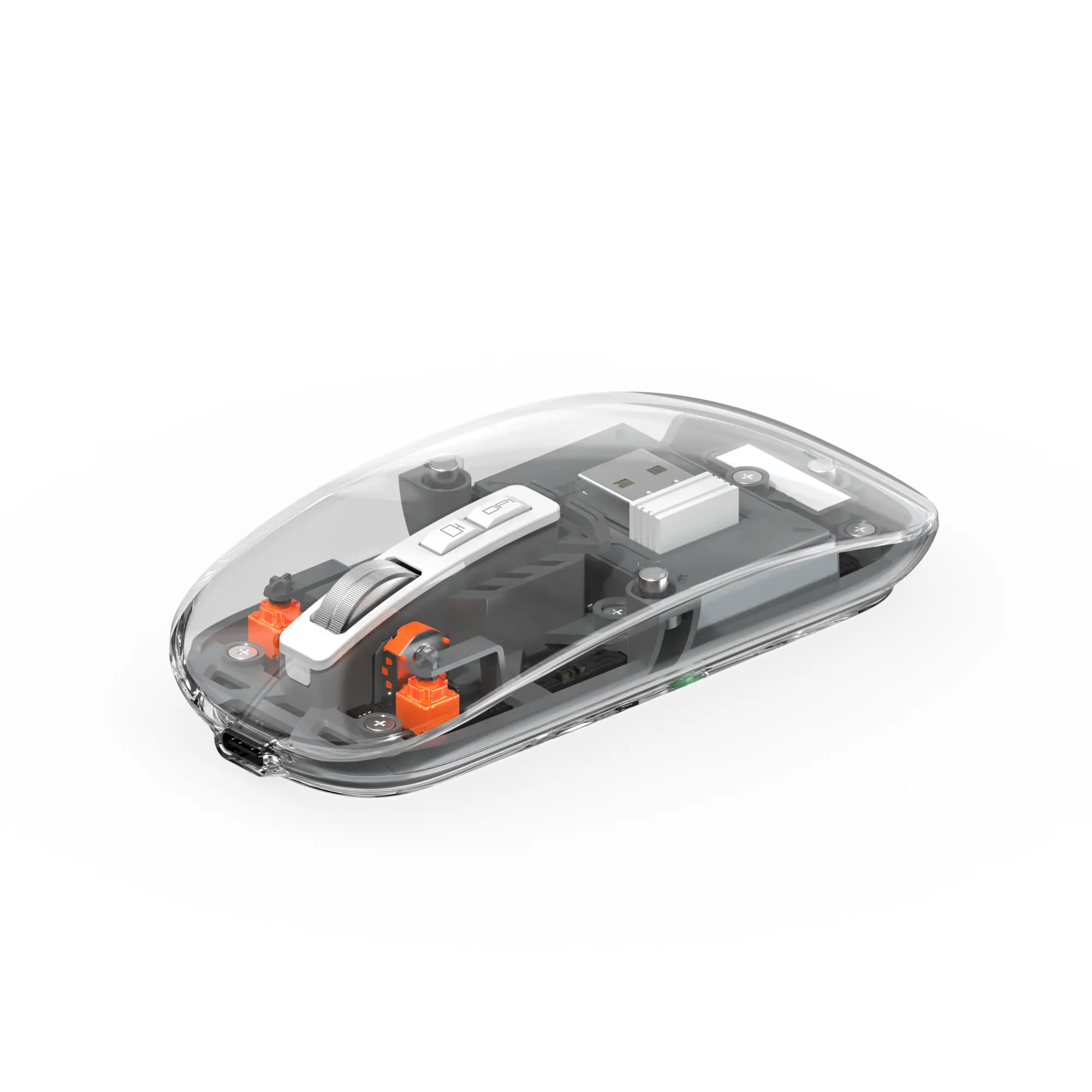 Picture of WIWU Crystal Transparent Wireless Mouse 2.4G 