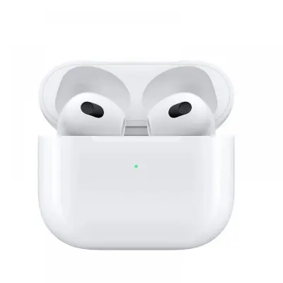 Picture of WiWU Airbuds 3 HF Sound Magsafe Charging With Silicone Case & 1M Lightning Cable - White White