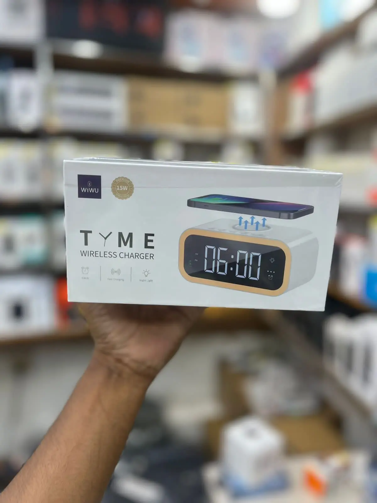 Picture of WIWU WI-W015 TIME WIRELESS CHARGER 15W White