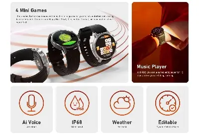Picture of Kieslect KR 2 Bluetooth Calling Smart Watch(Global Edition) 