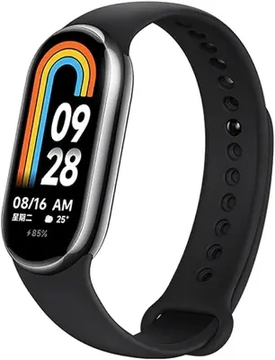 Picture of Xiaomi Mi Band 8 Smart Bracelet AMOLED Screen Heart Rate Blood Oxygen Bluetooth Sport Watch Fitness Traker Smart Watch (Global Version) Black