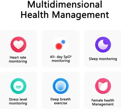 Picture of Xiaomi Mi Band 8 Smart Bracelet AMOLED Screen Heart Rate Blood Oxygen Bluetooth Sport Watch Fitness Traker Smart Watch (Global Version) Black