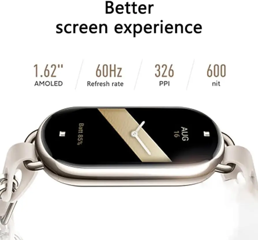 Picture of Xiaomi Mi Band 8 Smart Bracelet AMOLED Screen Heart Rate Blood Oxygen Bluetooth Sport Watch Fitness Traker Smart Watch (Global Version) Black