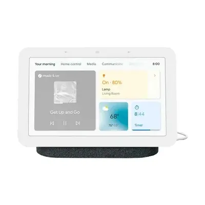 Picture of Google Nest Hub 2nd Generation Smart Speaker (Charcoal) with Smart Home Display And Google Assistant 