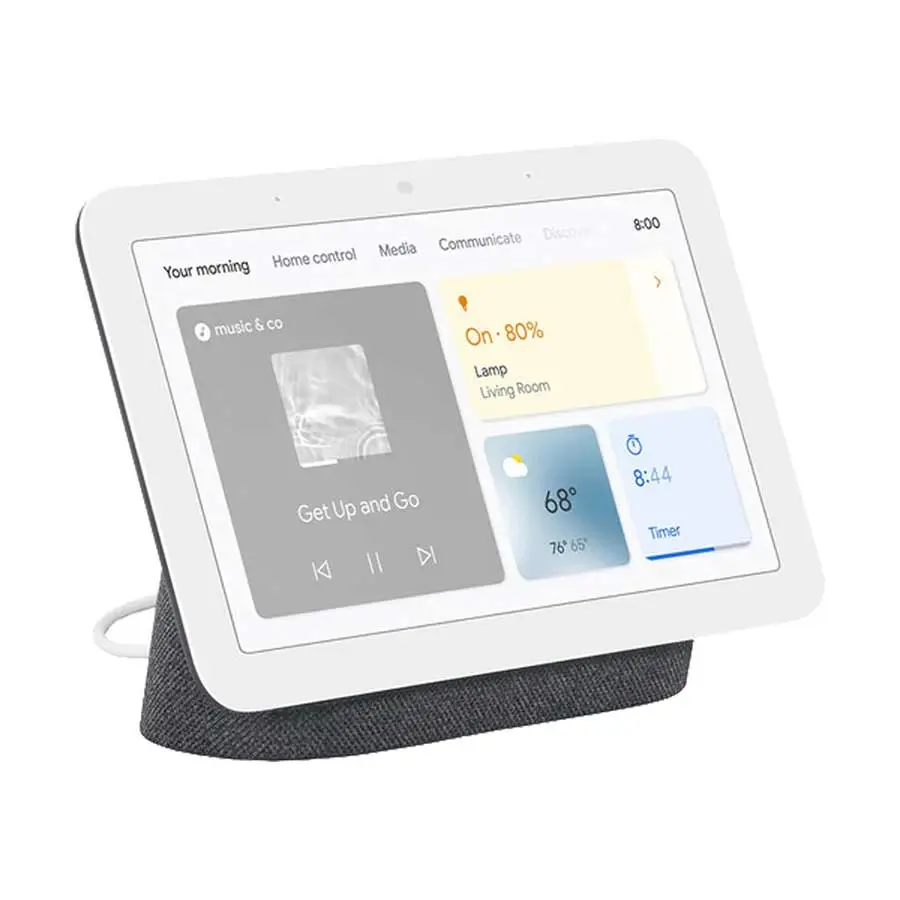 Picture of Google Nest Hub 2nd Generation Smart Speaker (Charcoal) with Smart Home Display And Google Assistant 