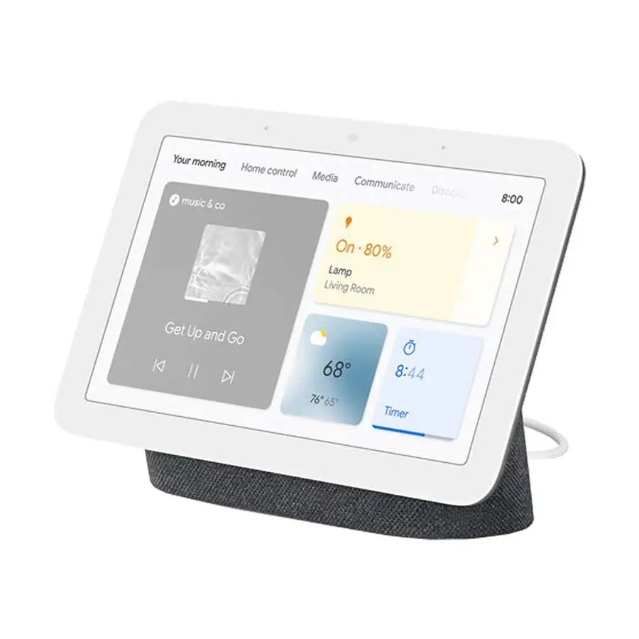 Picture of Google Nest Hub 2nd Generation Smart Speaker (Charcoal) with Smart Home Display And Google Assistant 
