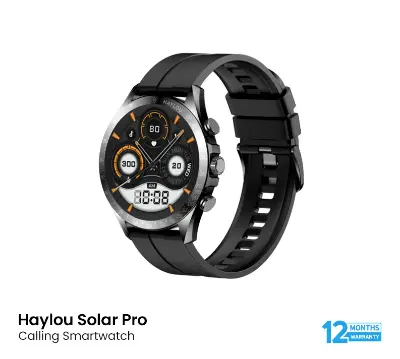 Picture of HAYLOU Solar Pro Sport Smart Watch - Black Black