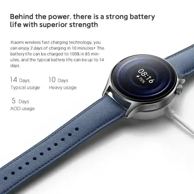 Picture of Xiaomi Watch S1 Pro Smart Watch 1.43" AMOLED Global Version Sapphire Display Wireless Charge Bluetooth Call Watch Blood Oxygen Brown