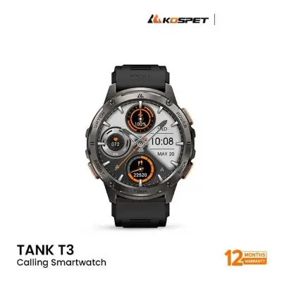 Picture of Kospet Tank T3 Rugged Bluetooth Calling Smartwatch Black