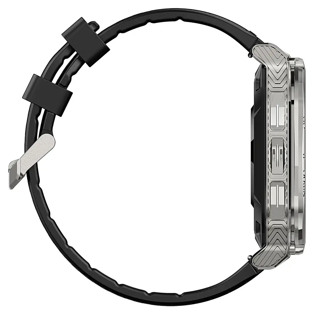Picture of Kospet Tank M3 1.96" HD AMOLED With 170+ Sports Modes Military-Grade Smart Watch - Black / Silver Silver