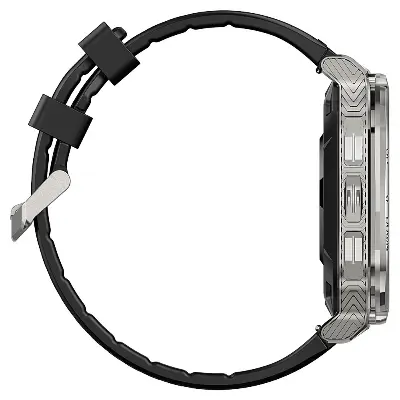 Picture of Kospet Tank M3 1.96" HD AMOLED With 170+ Sports Modes Military-Grade Smart Watch - Black / Silver Silver