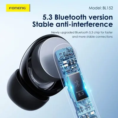 Picture of FONENG BL152 ANC + ENC True Wireless Earbuds Black