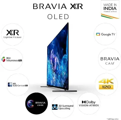 Picture of Sony Bravia 139 cm (55 inches) XR Series 4K Ultra HD Smart OLED Google TV XR-55A80K Black