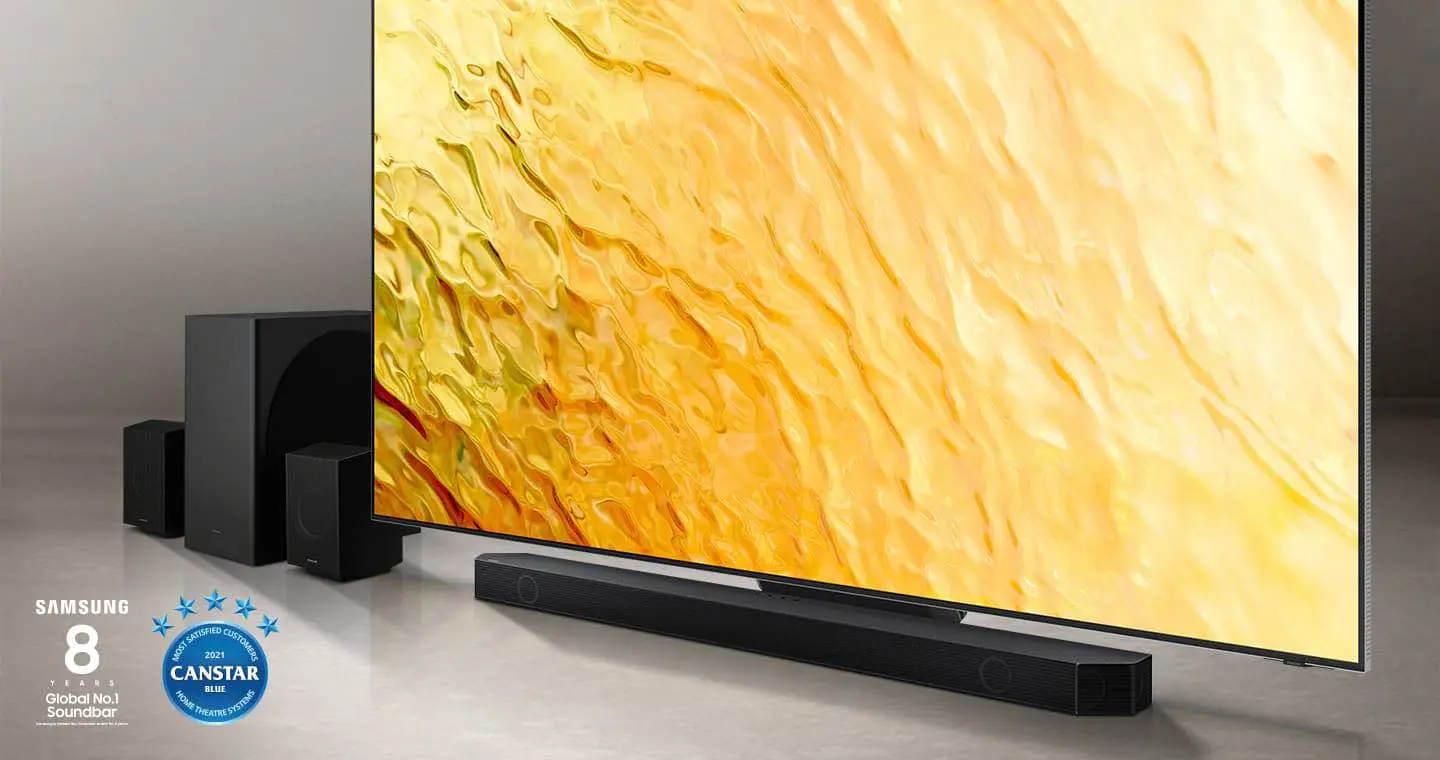 Picture of SAMSUNG HW-Q930B 9.1.4-ch Soundbar Wireless Dolby Atmos Rear Speakers (2022) Black