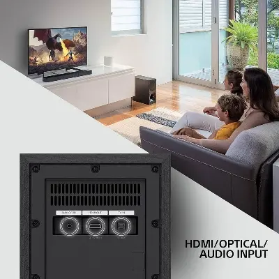 Picture of Sony HT-S20R Real 5.1ch Dolby Digital Soundbar for TV with subwoofer and Compact Rear Speakers Black