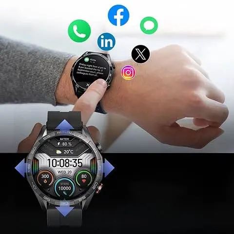 Picture of Haylou Solar 5 BT Calling Smart watch Black