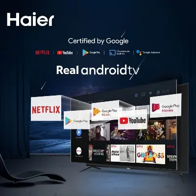 Picture of Haier 85 inch H85S5UG (4K UHD Android TV) Black