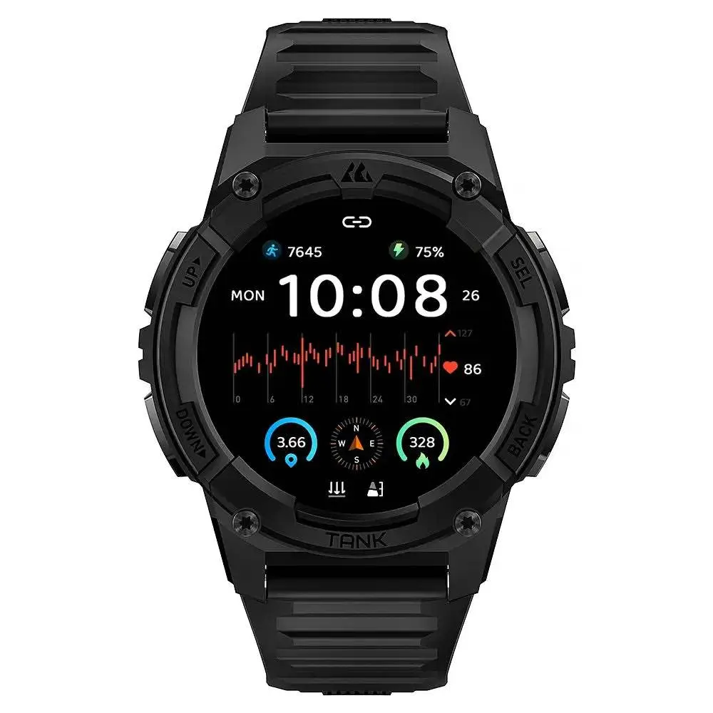 Picture of KOSPET TANK S2 1.32" AMOLED Smart Watch & 5ATM Waterproof 